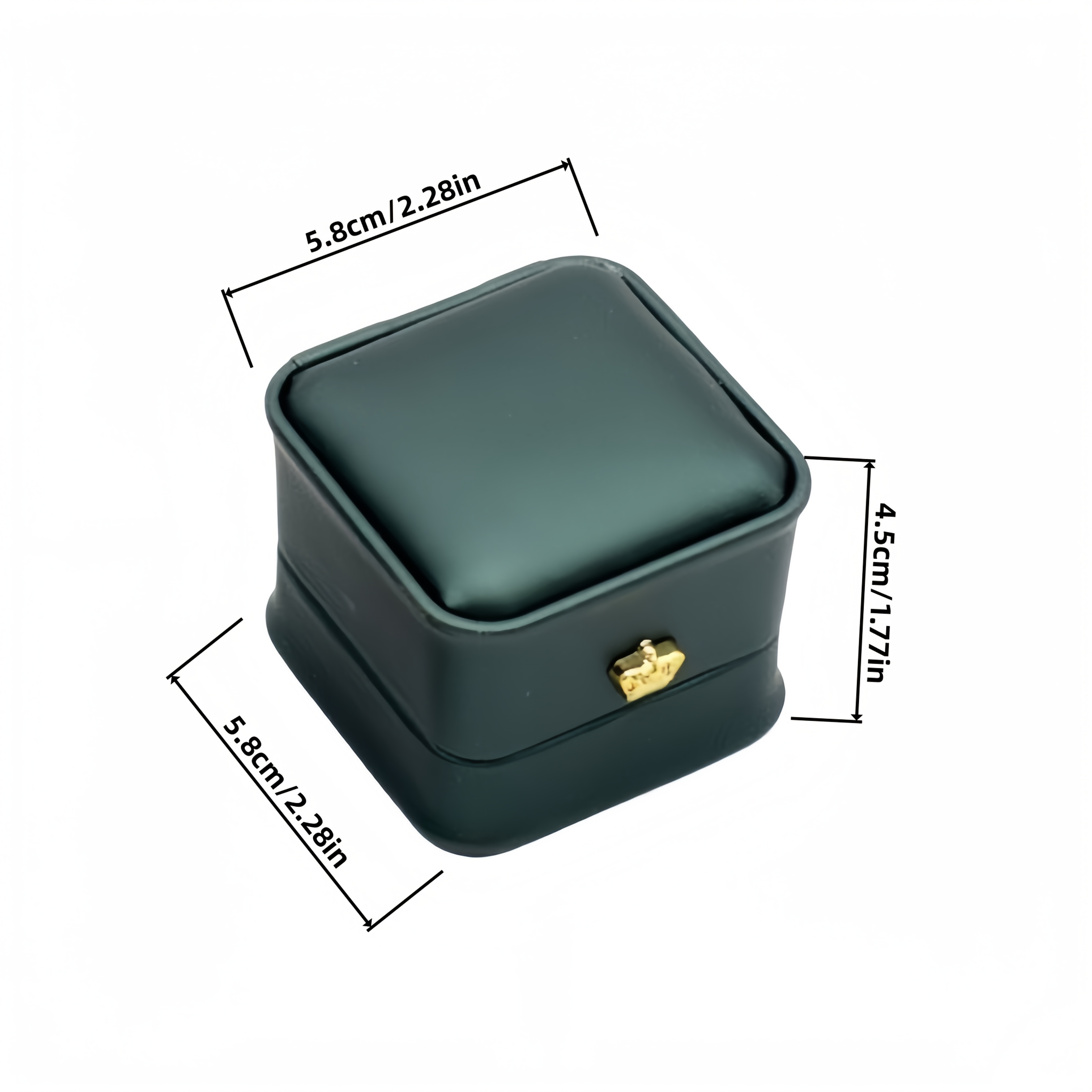 2pcs Premium PU Ring Box Set, Elegant Storage Solution